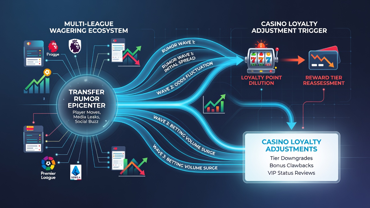 Casino loyalty systems updating bonus structures after football transfer activity